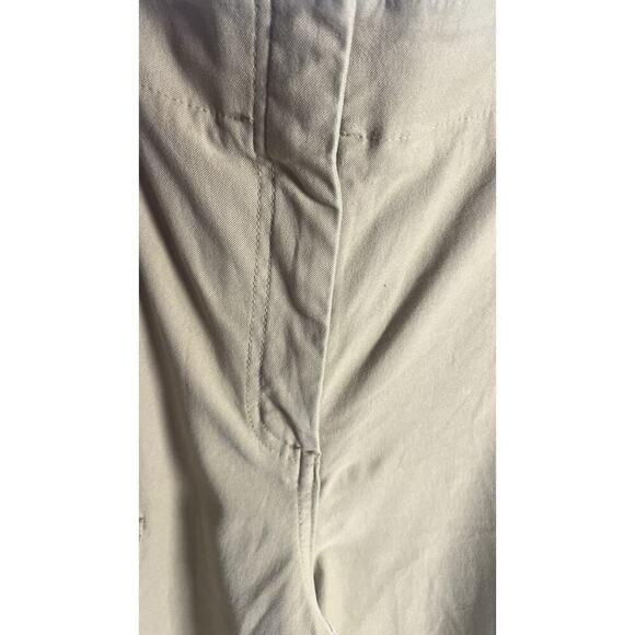 Wilfred Free Pants Sz 10 Khaki Aritzia Picture Cargo Wide Leg High Rise Stretchy - Picture 6 of 12